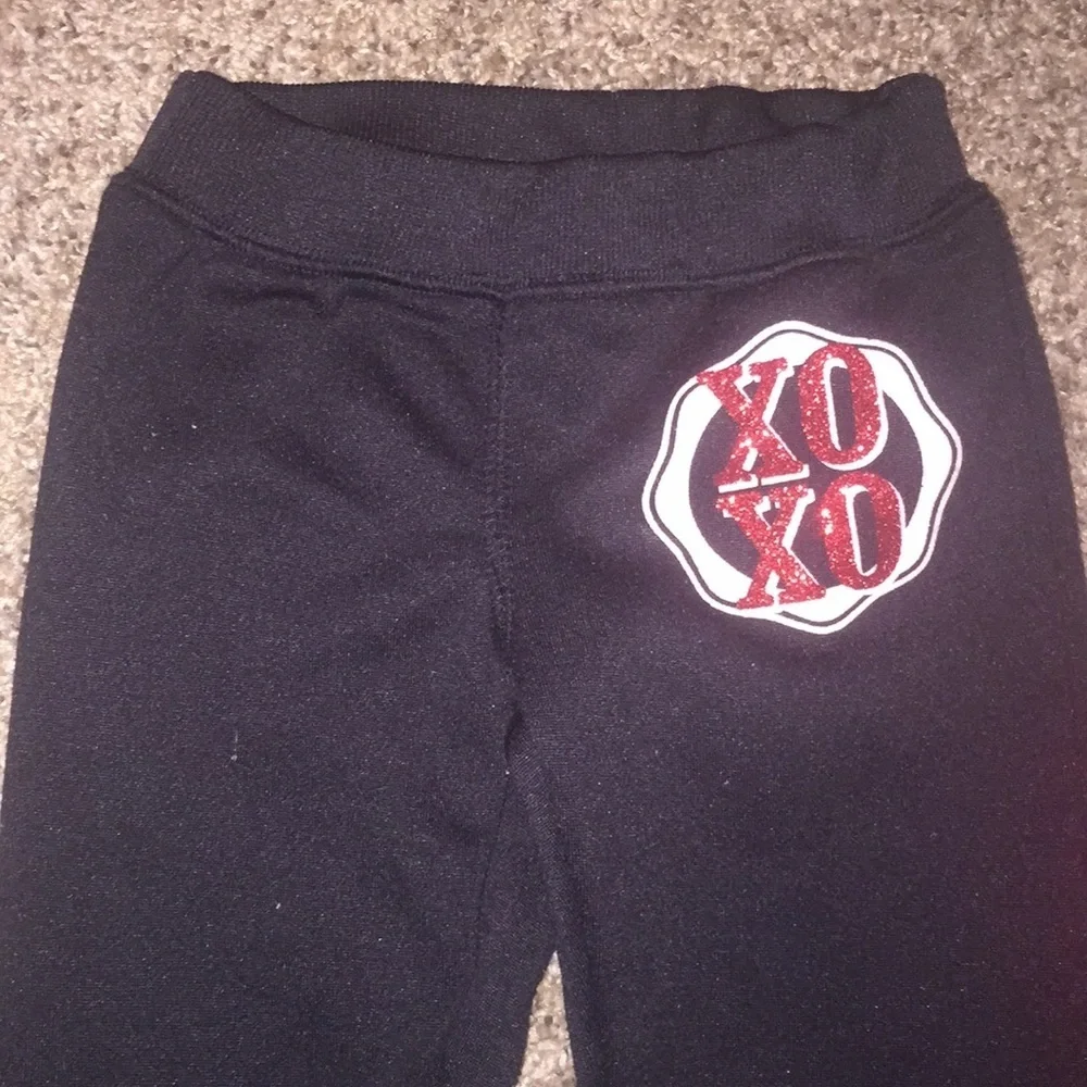 XOXO fleece lined matching zipup sweater & pants